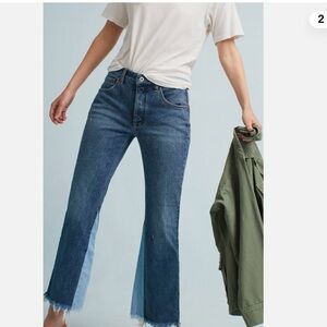 Anthropologie Pilcro Medium Wash Flare Jeans